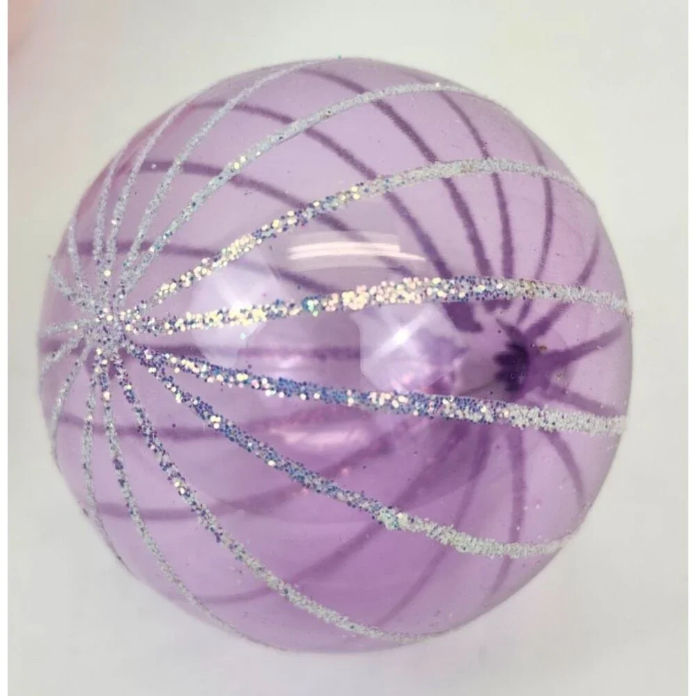 Kurt Adler Kringle Glass Christmas Tree Ornaments in Box Made in Columbia